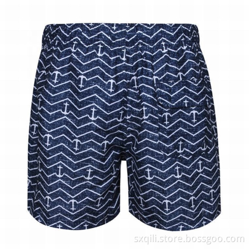 Printed Shorts Swimwear for Mature Men Swim Shorts